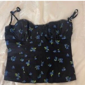 Weworewhat flower corset